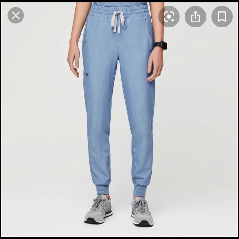 Figs high-waisted XXS Heather Indigo Zamora jogger